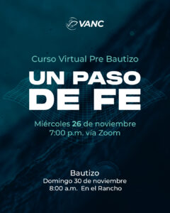 UN PASO DE FE: Curso Pre Bautizo